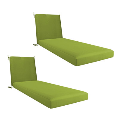 Ensemble de coussins de chaise longue d'extérieur 2 pièces Sunbrella
