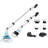 Electric Spin Scrubber Cordless Handheld Rechargeable Cleaning Brush with 4 Replaceable Heads