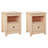 vidaXL Bedside Cabinet Solid Pine Wood Compact-1594364548