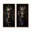 «Crowned Royal Labrador Dog I», ensemble de 2 décorations murales pour chien-102576784-102576781
