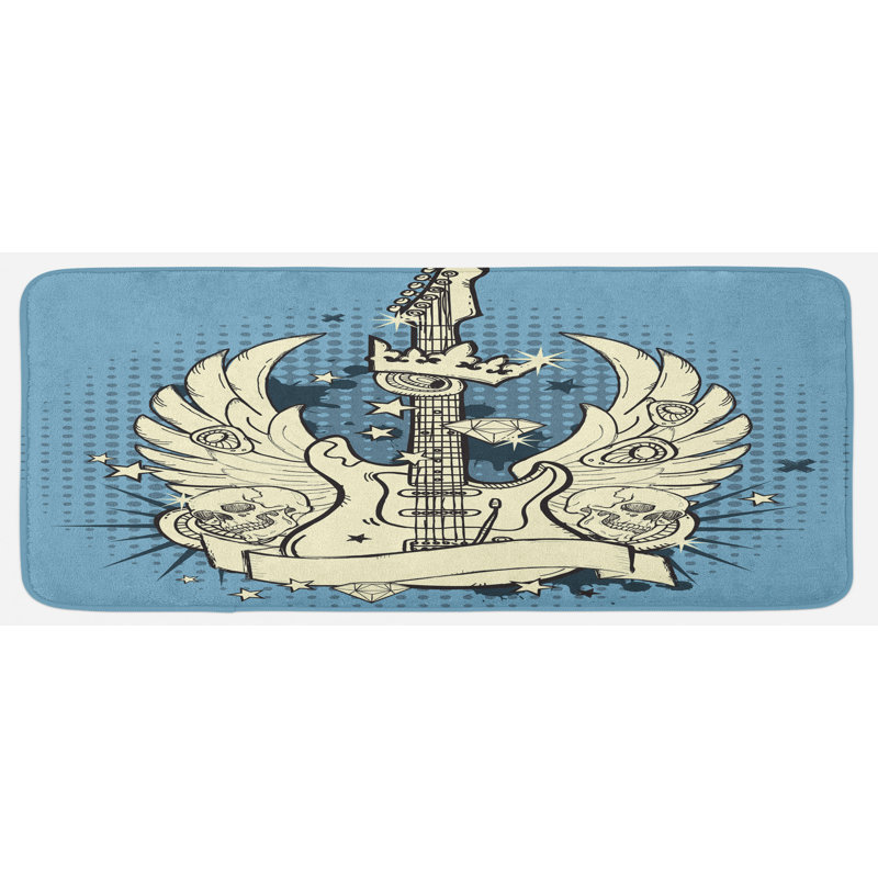 Tapis de cuisine guitare