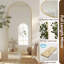 Miroir surdimensionné arqué en métal surdimensionné-570231696-570093207