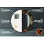 Huldar Glass Flat Wall Mirror