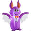 Chauve-souris gonflable de décoration d'Halloween Outsunny