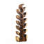 Burruss Solid Wood Tabletop Wine Bottle Rack Brown