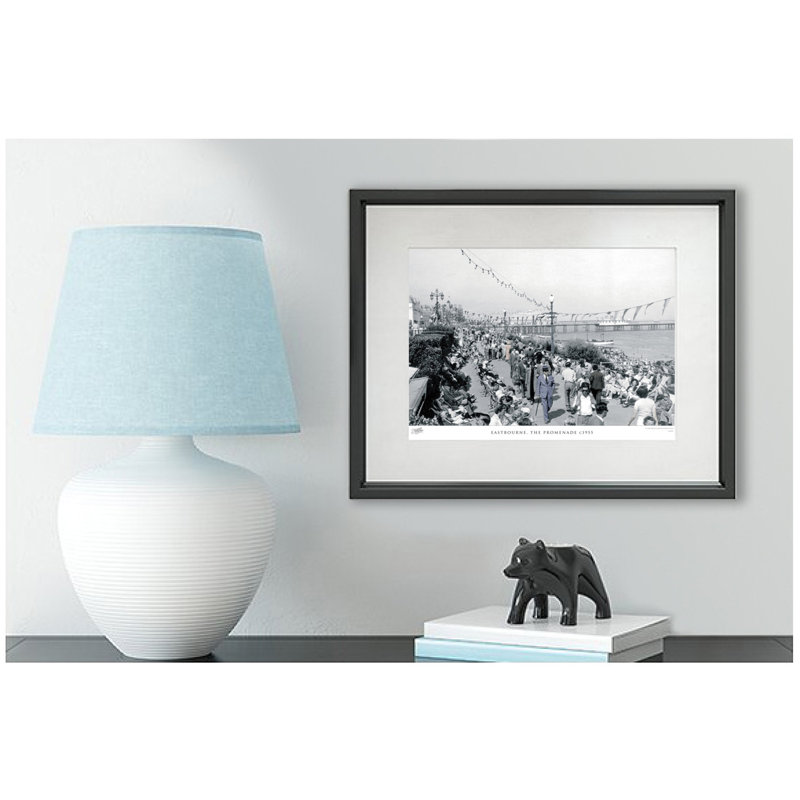 Eastbourne, The Promenade C1955 by Francis Frith - Single Picture Frame Print, 40cm H x 50cm W x 2.3cm D