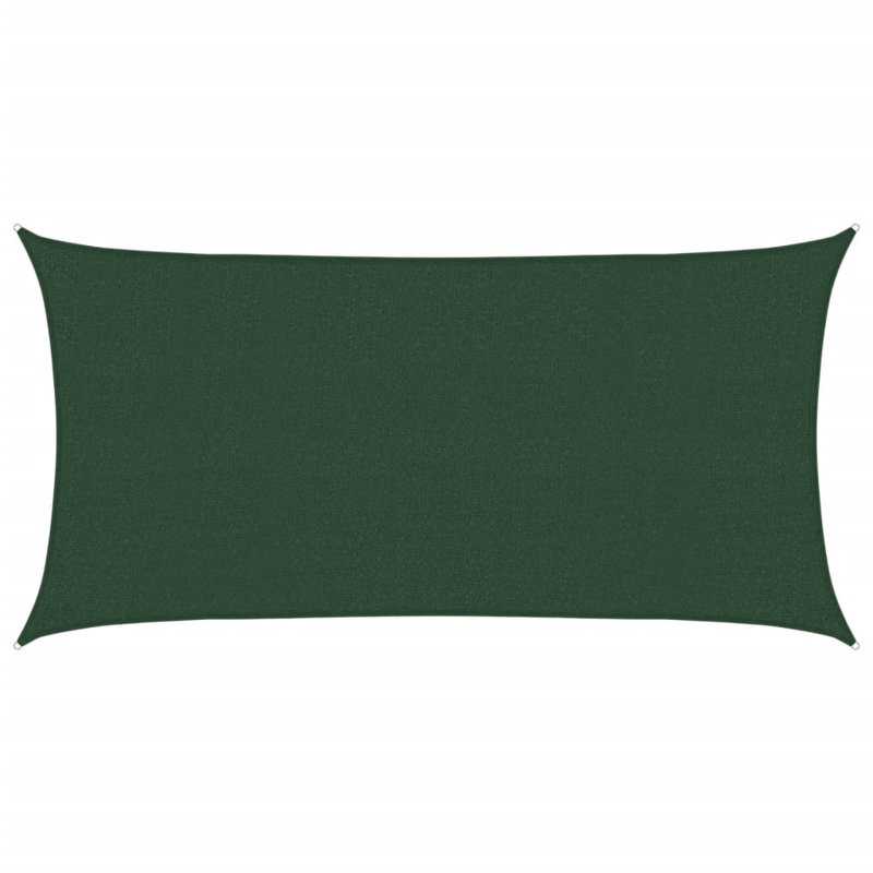 Attalus Rectangular Shade Sail, Dark Green, 2.5m x 4m