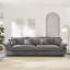 Canapé modulaire modulaire, canapé de style voilier avec rangement, dossier amovible, canapé moderne à assise profonde avec coussins décoratifs pour le salon-1941092581