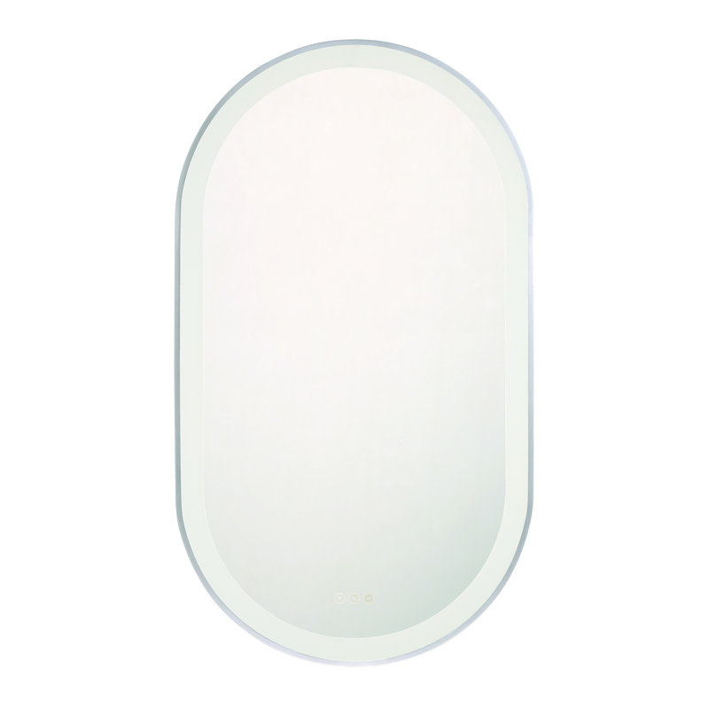 Miroir à DEL 42 po Sara, Argent
