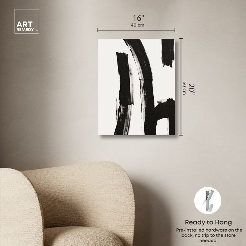 Art abstrait abstrait abstrait abstrait moderne, Toile tendue, H 20 po x l 16 po