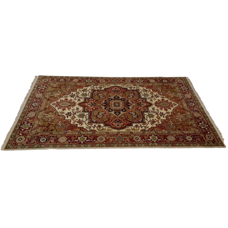 Oriental Area Rug in Orange