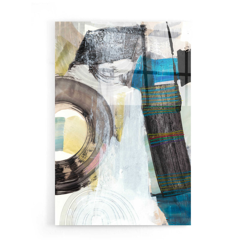 «Epic Art» «Kabuki II» par Jodi Fuchs, verre acrylique «Kabuki II» par Jodi Fuchs, H 24 po x l 16 po x P 0,2 po
