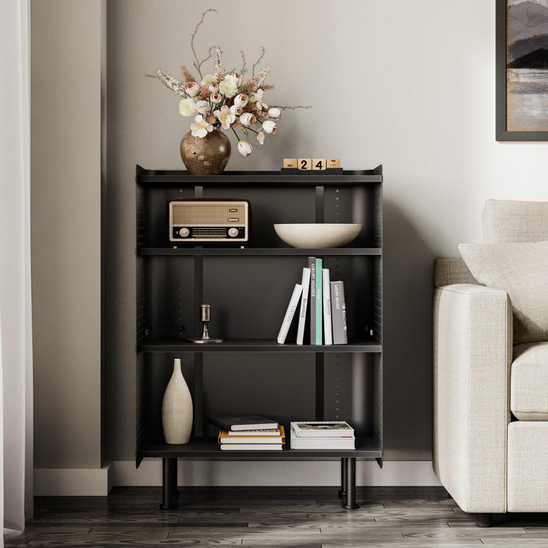 85.3cm H x 61.6cm W Bookcase, Black