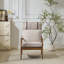 Fauteuil ergonomique moderne à structure solide en bois massif pour la détente et l'utilisation quotidienne-133995994