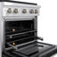 ZLINE 30" Paramount Dual Fuel Black Matte Door Range w/ 4 Burners and Convection Oven (SDR-BLM-30)