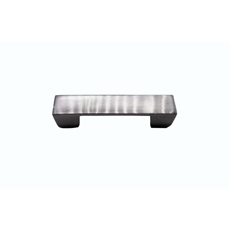 Poignée de meuble rectangulaire 3 po, Nickel satiné