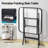 Metal Square Patio Folding Side Table-690909782