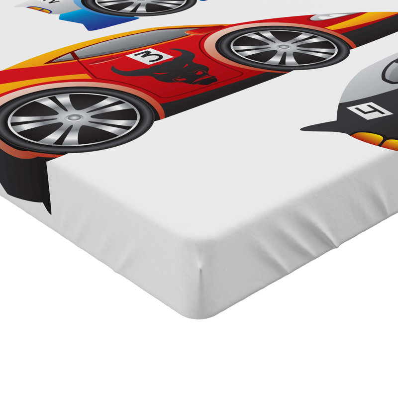 Multicolore drap-housse Ambesonne Cars, Drap-housse de taille double