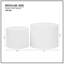 Ensemble de 2 tables d'appoint / tables basses / tables de bout / tables gigognes-489264449
