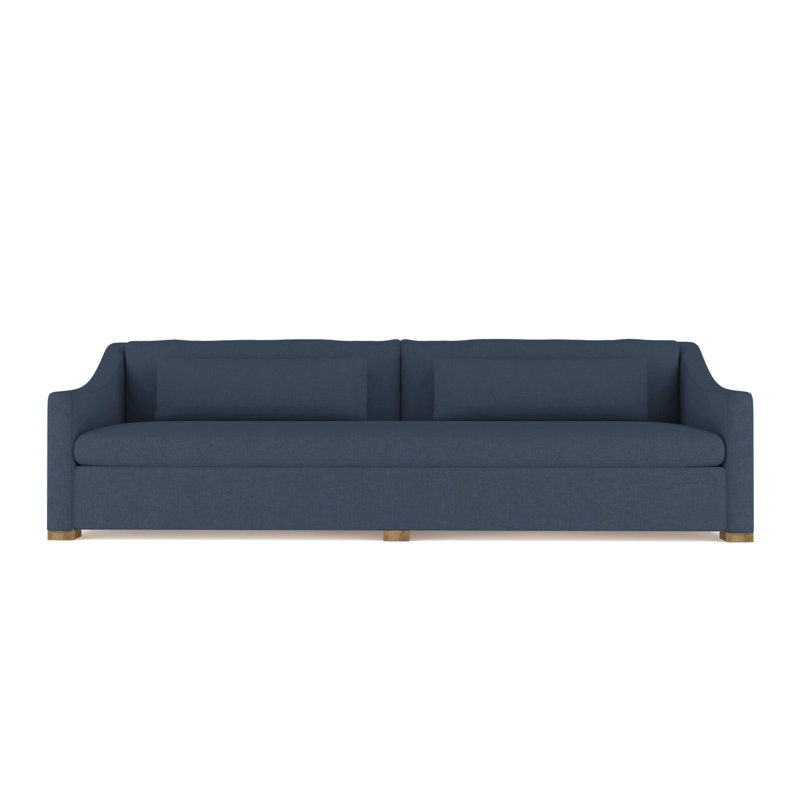 Crosby Slope Arm Sofa, 32.5" H x 108" W x 43" D, Vintage Leather Chocolate, Weathered