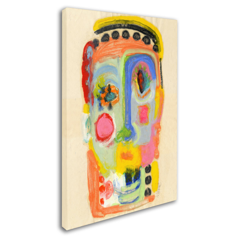 Colorful Abstract Canvas Art with Hidden Frame, 30" x 47"