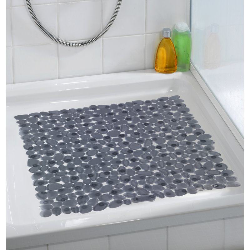 Paradise Non-Slip Bath Mat, Anthracite