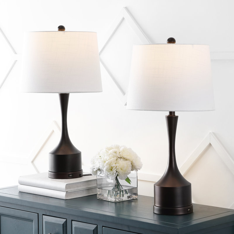Cooper USB Table Lamp, Oil Rubbed Bronze