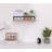 Turah 2 Piece Paulownia Bracket Shelf