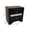 Table de chevet 2 tiroirs pour la chambre à coucher - Bois avec tiroirs élégants, nombreux besoins de rangement-352077042