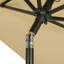 Lochala 78'' x 120'' Rectangular Lighted Tilt Market Umbrella-2084984844