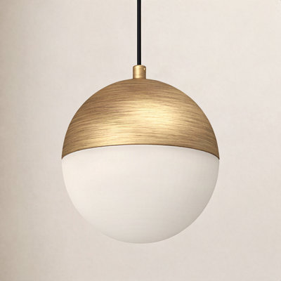 Monae Single Light Glass Dimmable LED Pendant