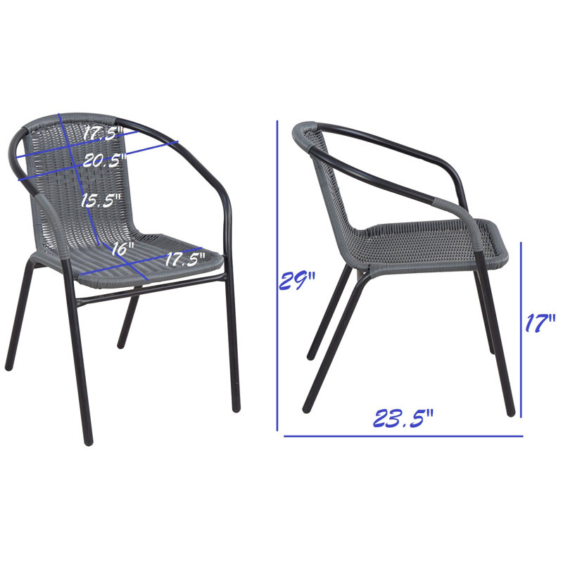 Ensemble bistro long pour 2 personnes 28 po Worton Square
