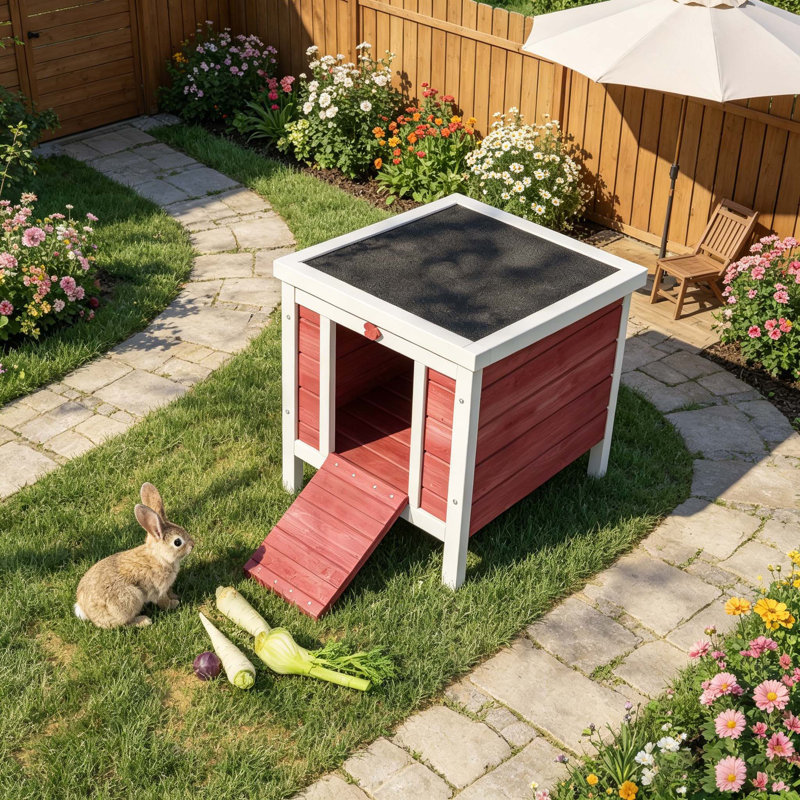 Petite niche pour chien en bois