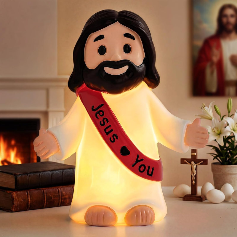 Resin Freestanding Baptism Outdoor Lights