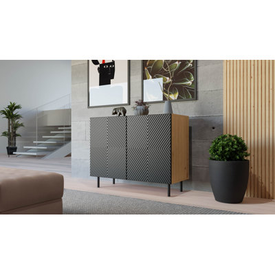 Bartett 2 - Door Rectangle Accent Cabinet