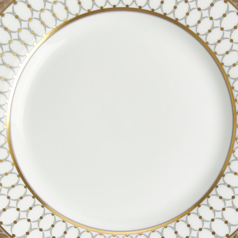 Renaissance Grey Fine Bone China 6" Bread and Butter Plate