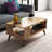 Modern Coffee Table, Atlantic Pine Color, 35.4 x 15.7 x 20.0 inches | 100% Melamine Coated Particle Board, Thickness: 0.7 inches | Stylish & Functional Design for Living Room, Elegant Home Décor Solution