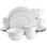  Service de table en porcelaine blanche 16 pièces Henryi