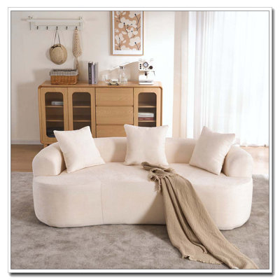 modern Crescent-shaped sofa
