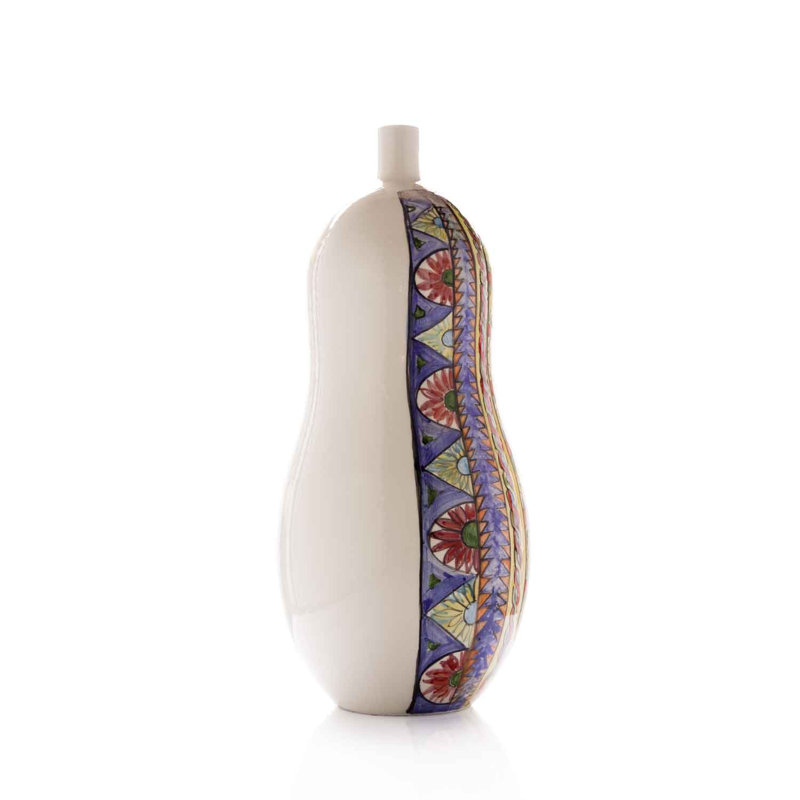 Cedarius Handmade Ceramic / Porcelain Table Vase, 20cm H x 9cm W x 9cm D