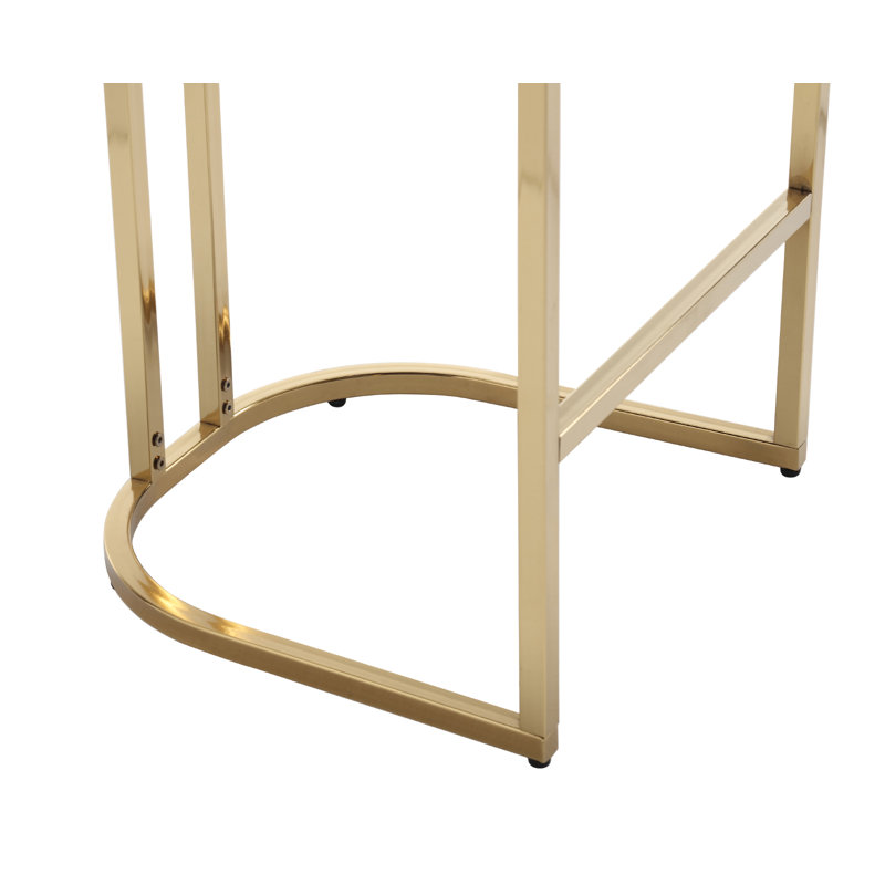 Tabouret de comptoir 26,25 po Daylani, Noir