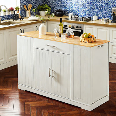 Kitchen Storage Islands With Drawers by Red Barrel Studio