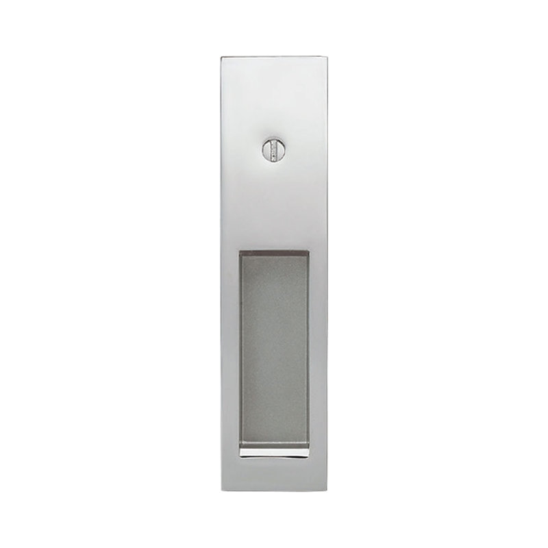 Sugatsune Recessed Sliding Door Latch (Privacy Lock) - HC-3051-PRV-NI, Nickel Finish