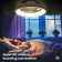 20 In. Indoor Ceiling Fan With Light Remote And App Control, 6 Wind Speeds Smart Modern Ceiling Fan For Bedroom