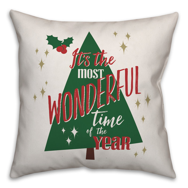  Coussin décoratif It's the Most Wonderful Time of the Year
