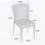 Ensemble de 2 chaises d'appoint empilables Farley-1079243191