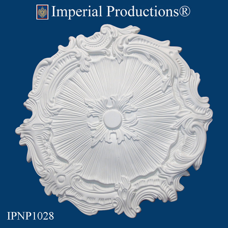 Médaillon de plafond H 17 po x l 17 po x P 1 po