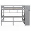 Lit mezzanine double avec bureau-1390849291