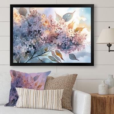 Lilas mauves aromathérapie - Lilas, art mural