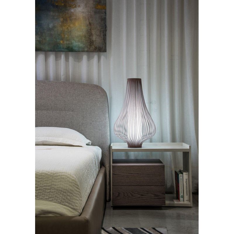 Lampe de table standard 25 po Blossom, Cendré, H 28 po x l 20 po x P 20 po